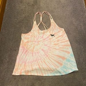 tie dye PINK tank top